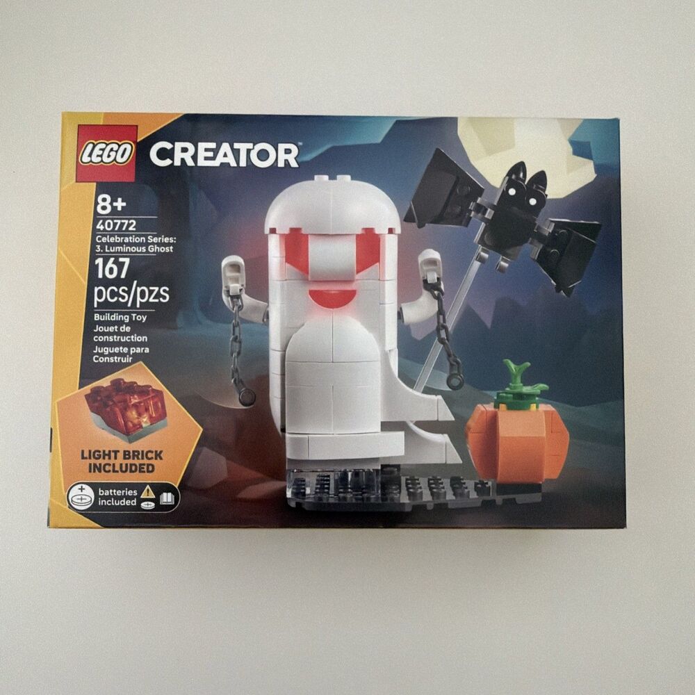 LEGO Creator 40772 Celebration Series 3 Luminous Ghost Set 167 Pieces New Sealed